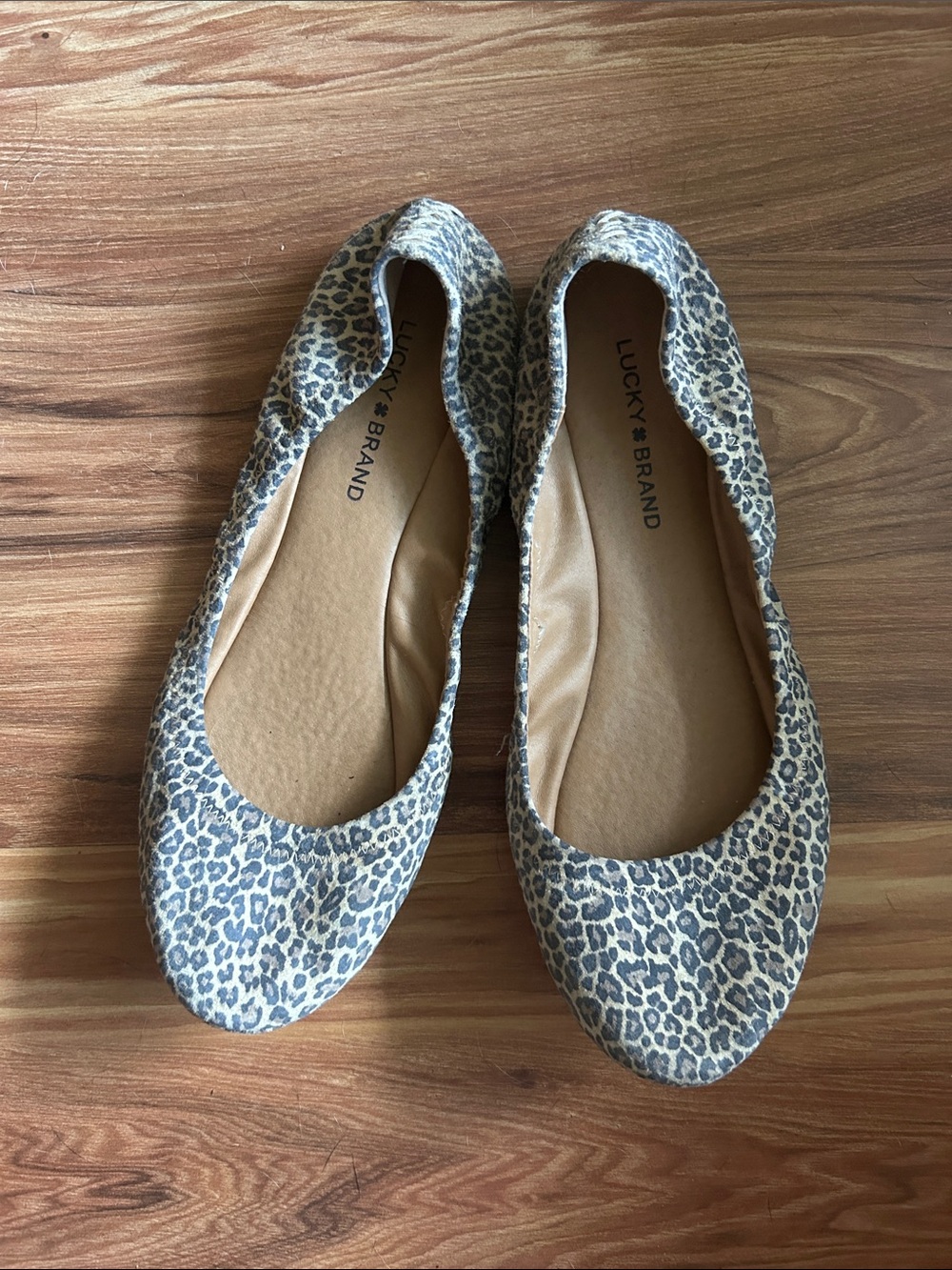 Lucky Brand Leopard-Print Flats